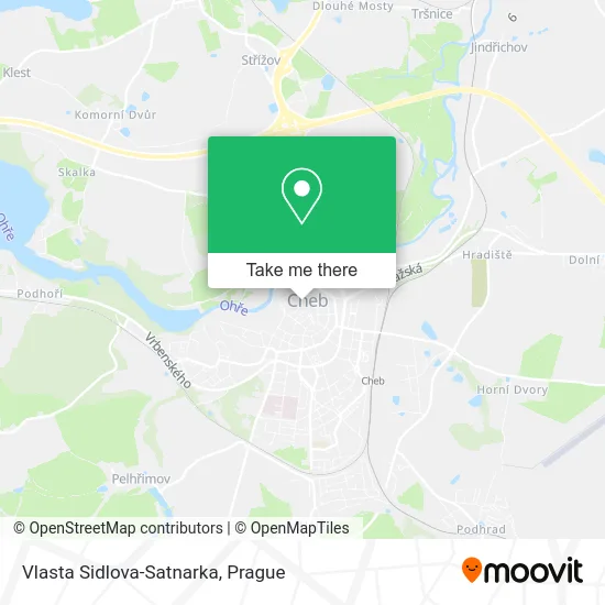 Карта Vlasta Sidlova-Satnarka