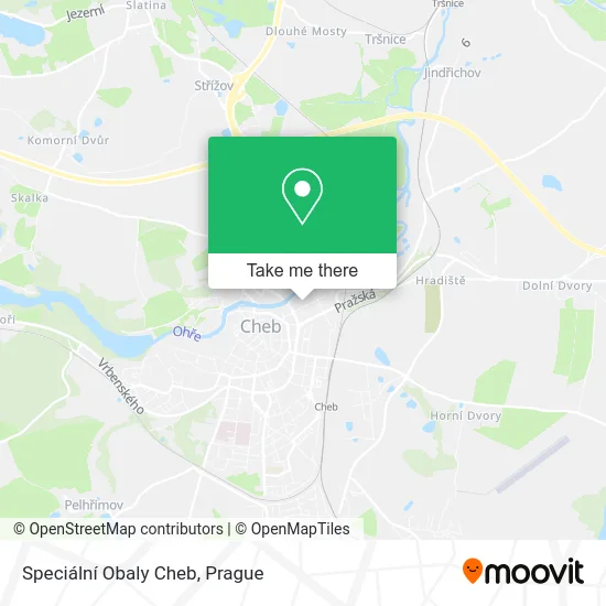 Карта Speciální Obaly Cheb
