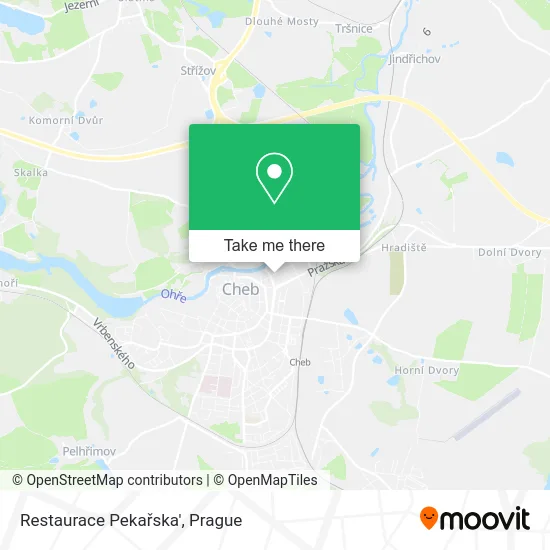 Карта Restaurace Pekařska'