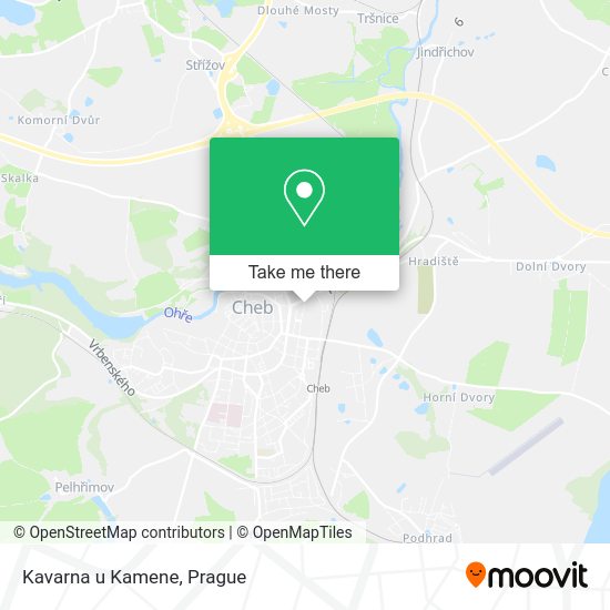 Карта Kavarna u Kamene