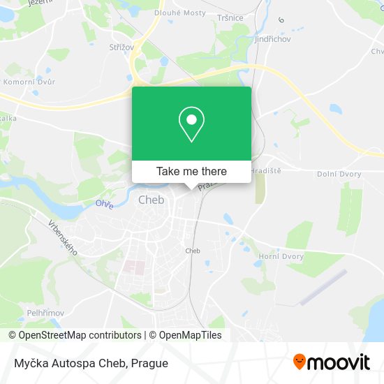 Карта Myčka Autospa Cheb