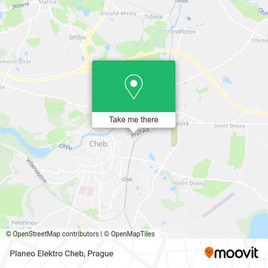 Карта Planeo Elektro Cheb
