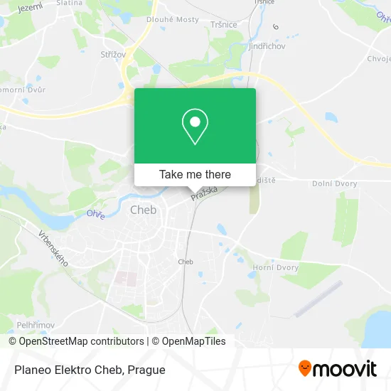Карта Planeo Elektro Cheb