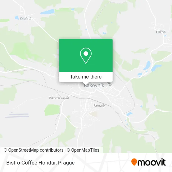 Карта Bistro Coffee Hondur