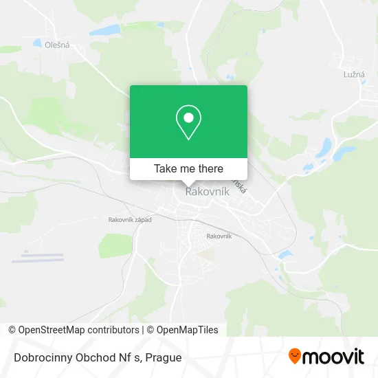 Карта Dobrocinny Obchod Nf s