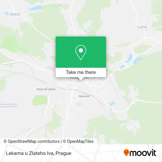 Карта Lekarna u Zlateho lva
