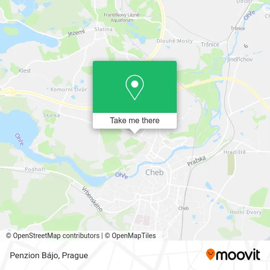 Карта Penzion Bájo