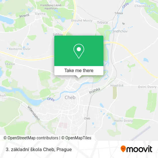 Карта 3. základní škola Cheb