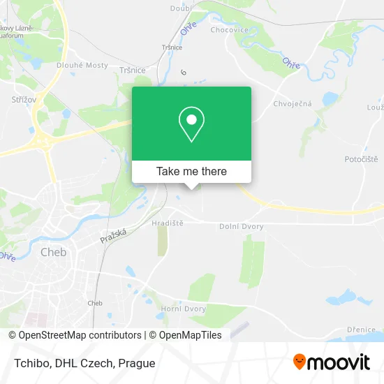 Карта Tchibo, DHL Czech