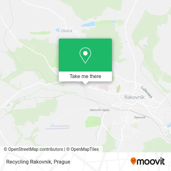 Карта Recycling Rakovnik