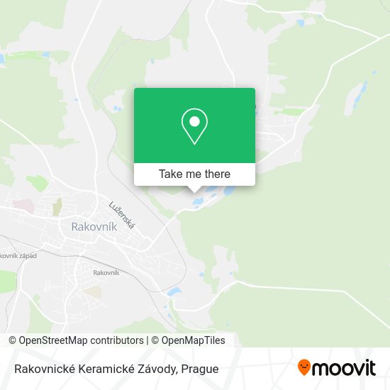 Карта Rakovnické Keramické Závody
