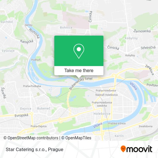 Карта Star Catering s.r.o.
