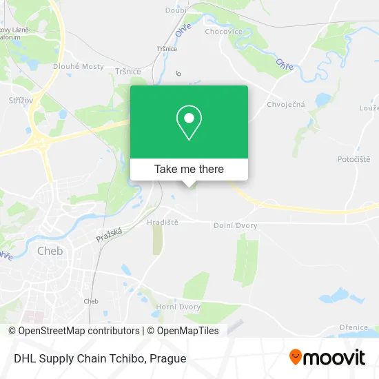 Карта DHL Supply Chain Tchibo