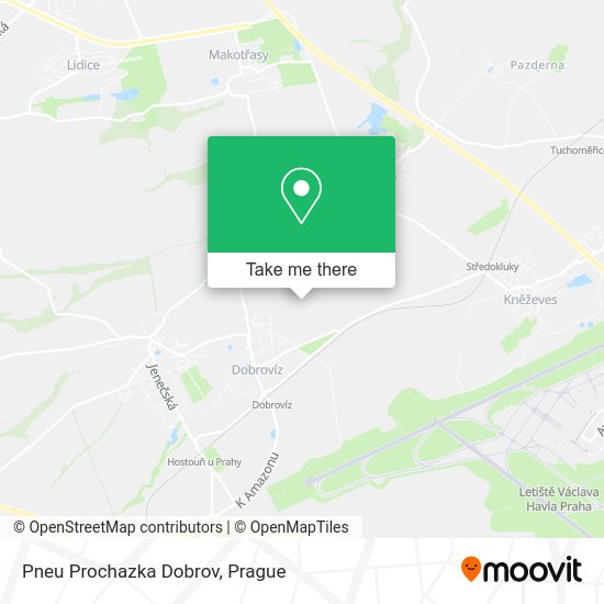 Карта Pneu Prochazka Dobrov