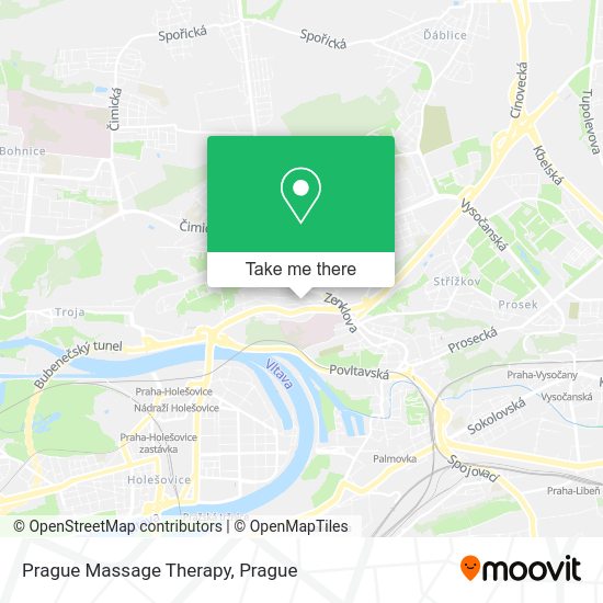 Карта Prague Massage Therapy