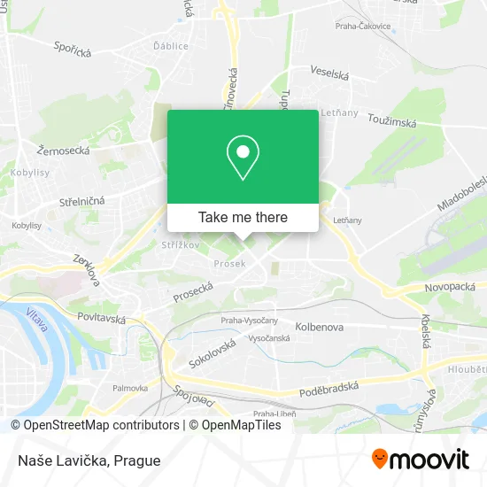 Карта Naše Lavička