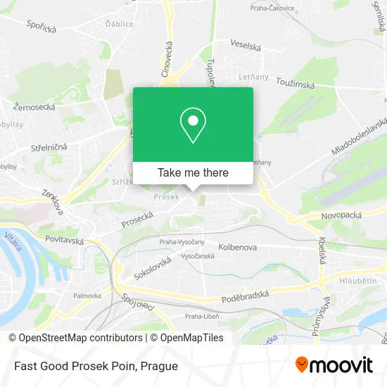Карта Fast Good Prosek Poin