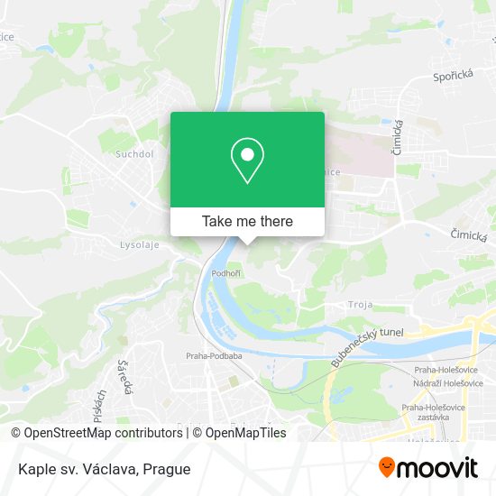 Карта Kaple sv. Václava