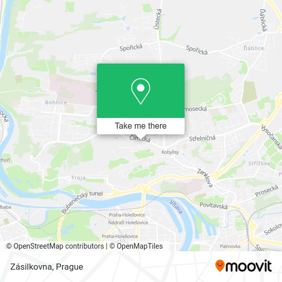 Карта Zásilkovna