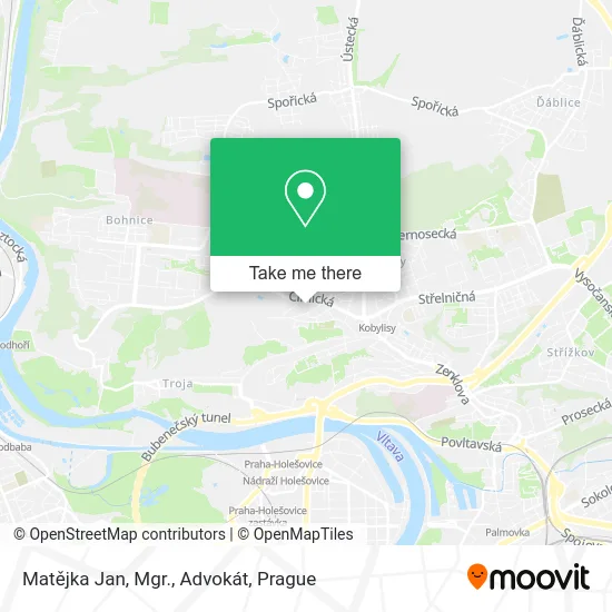 Карта Matějka Jan, Mgr., Advokát