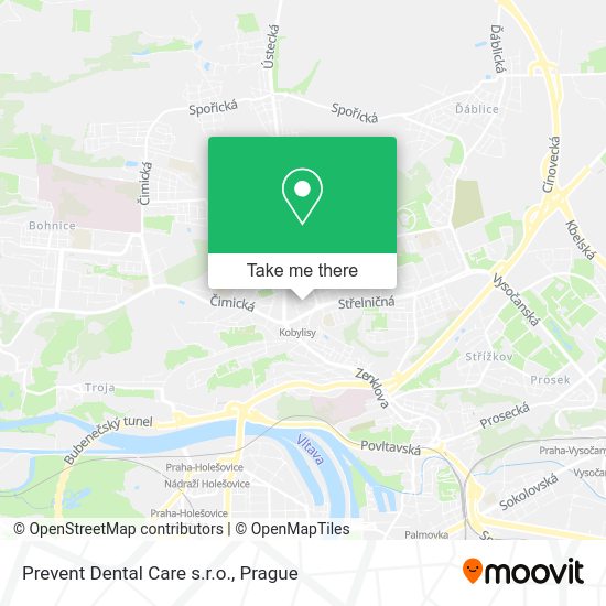 Карта Prevent Dental Care s.r.o.