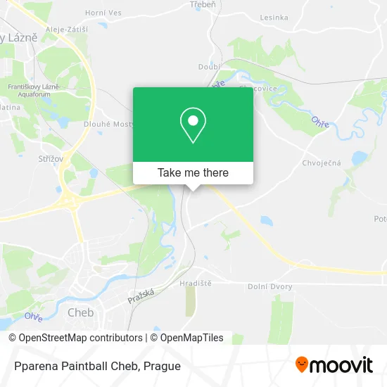 Карта Pparena Paintball Cheb