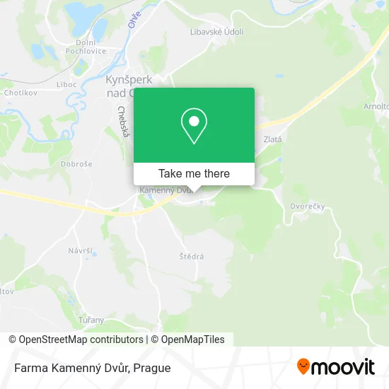 Farma Kamenný Dvůr map