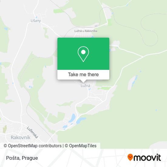 Карта Pošta