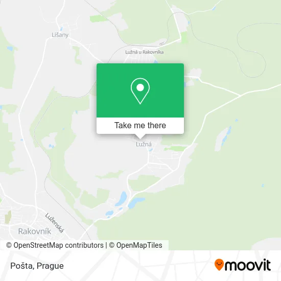 Карта Pošta