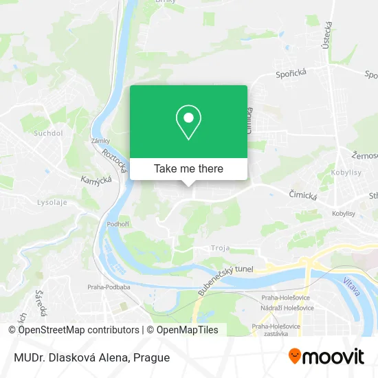 Карта MUDr. Dlasková Alena