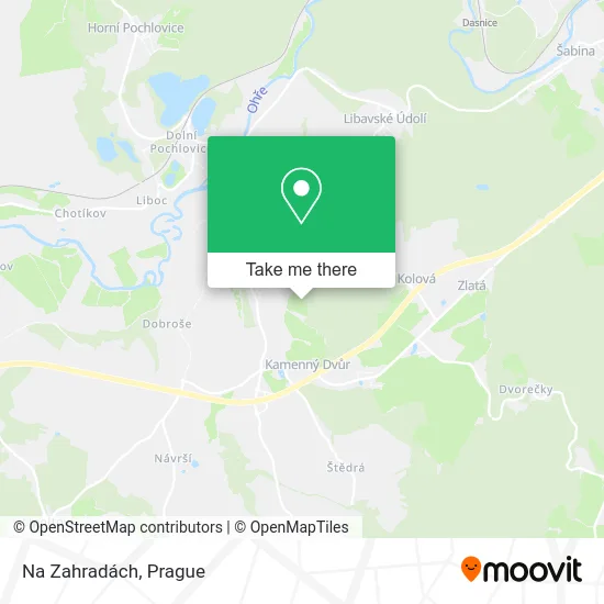 Карта Na Zahradách