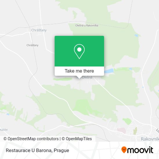 Карта Restaurace U Barona