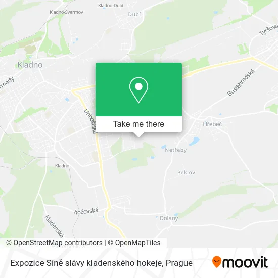 Expozice Síně slávy kladenského hokeje map