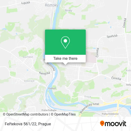 Карта Feřtekova 561/22