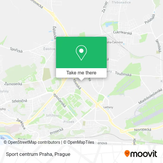 Карта Sport centrum Praha