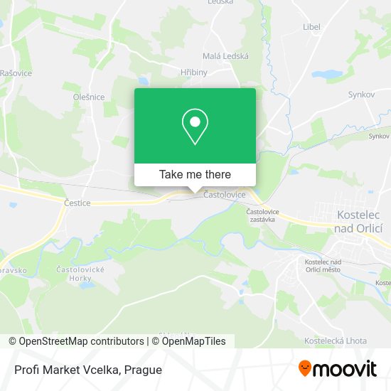 Карта Profi Market Vcelka