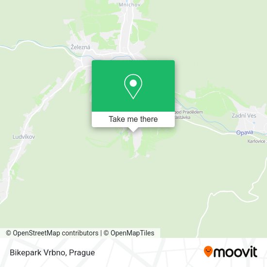 Карта Bikepark Vrbno