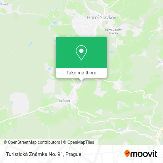 Карта Turistická Známka No. 91
