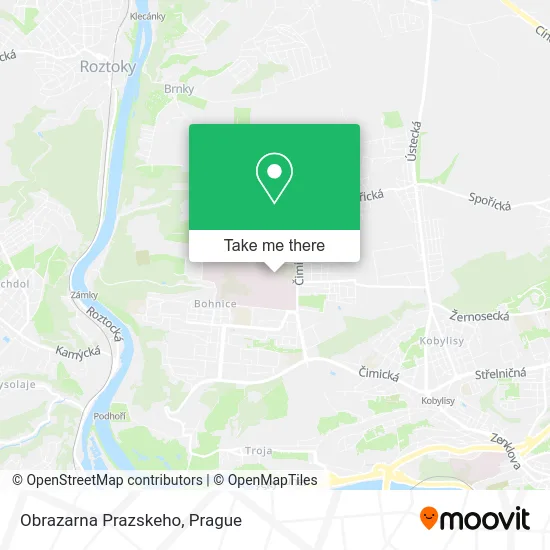 Карта Obrazarna Prazskeho
