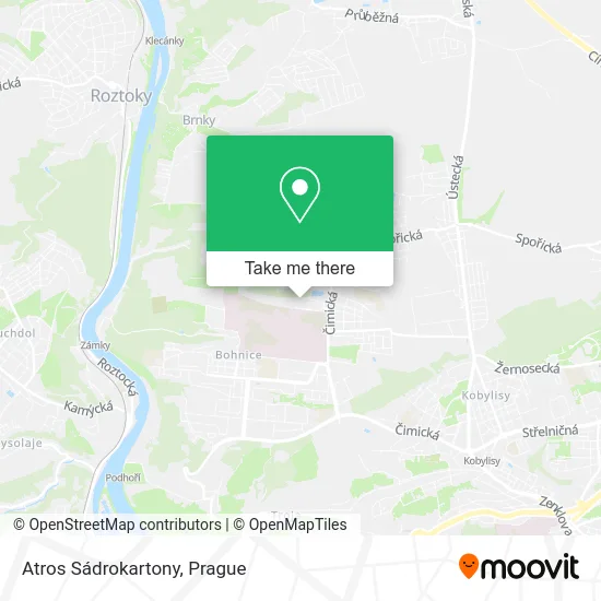 Карта Atros Sádrokartony