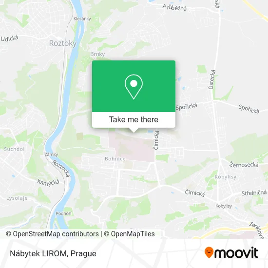Карта Nábytek LIROM