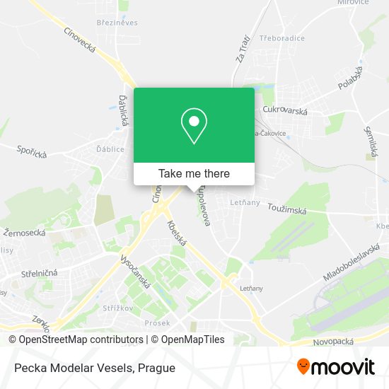 Карта Pecka Modelar Vesels