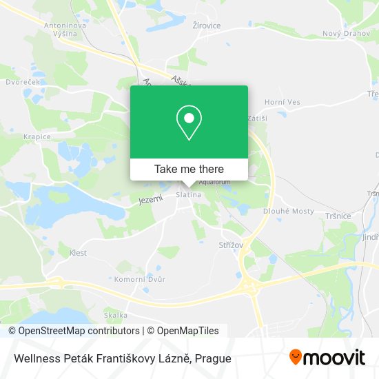 Карта Wellness Peták Františkovy Lázně