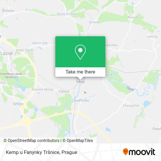 Карта Kemp u Fanynky Tršnice