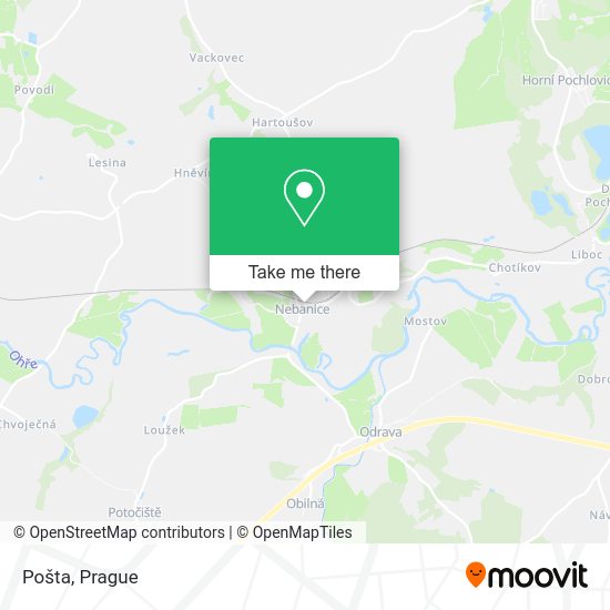 Карта Pošta