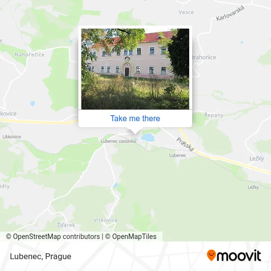 Карта Lubenec