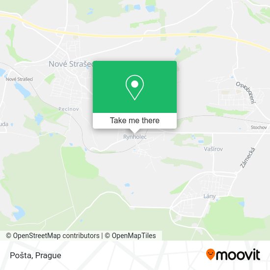 Карта Pošta