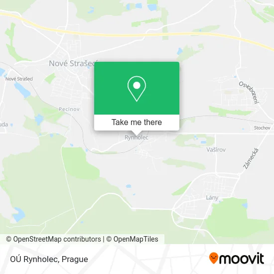 Карта OÚ Rynholec