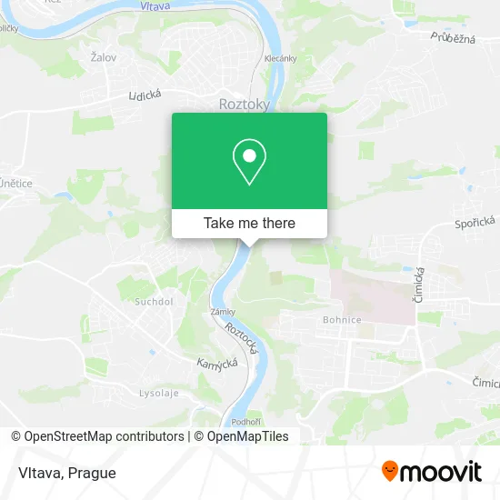 Карта Vltava