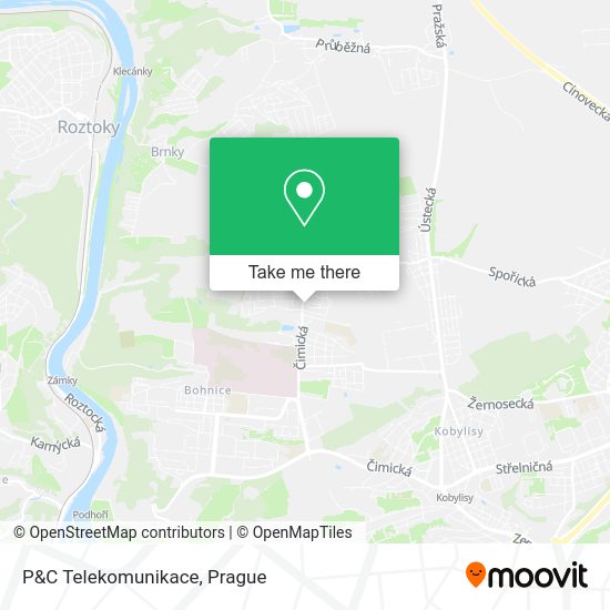 Карта P&C Telekomunikace